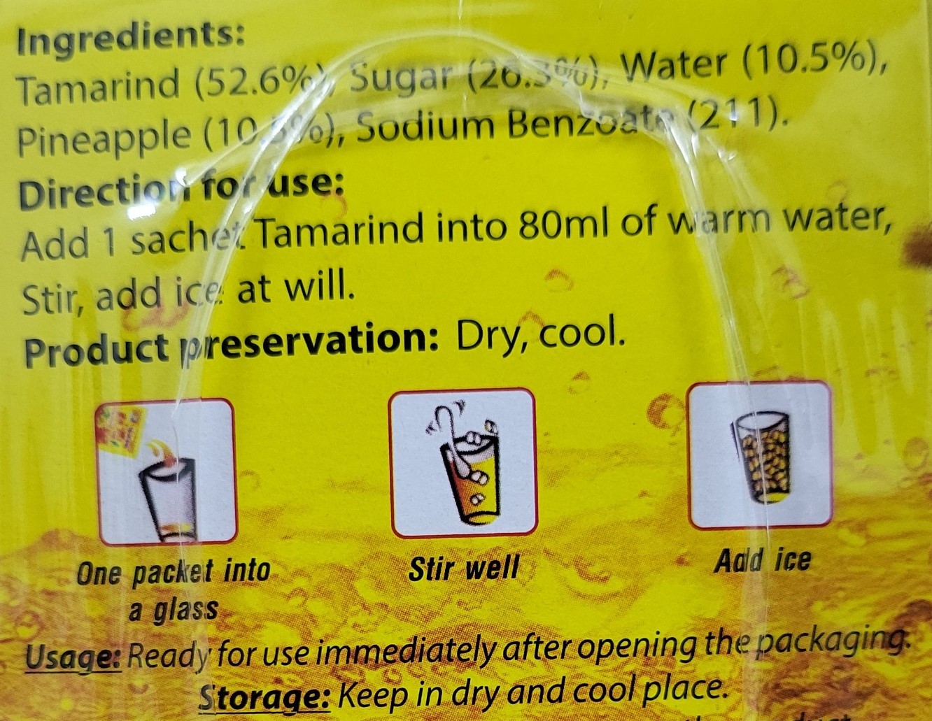 (gói 50g) ĐÁ ME (Me Thái Lan Hạt Mềm) THANH BÌNH Thai Iced Tamarind