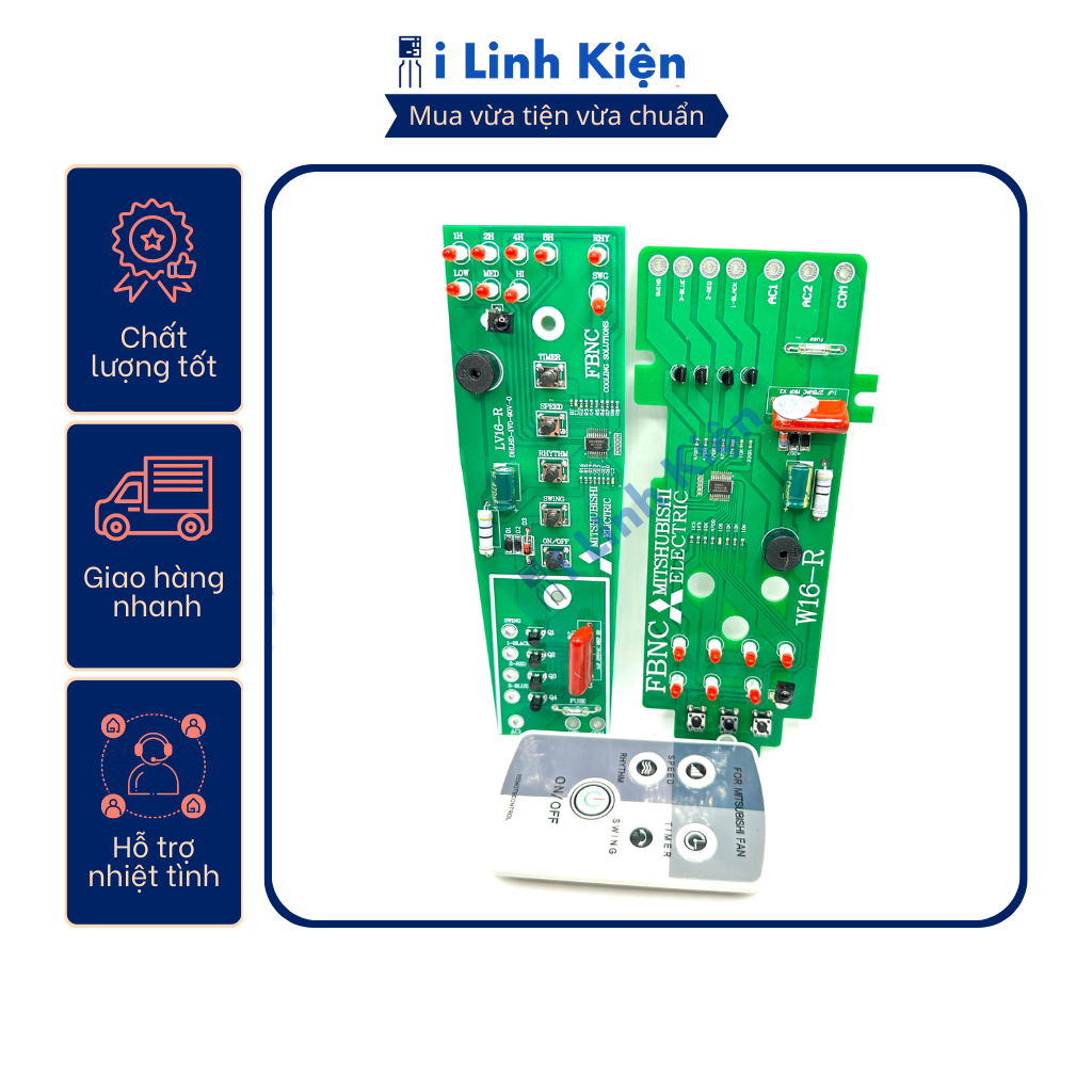 Mạch quạt mitsubishi LV16 chất lượng tốt.