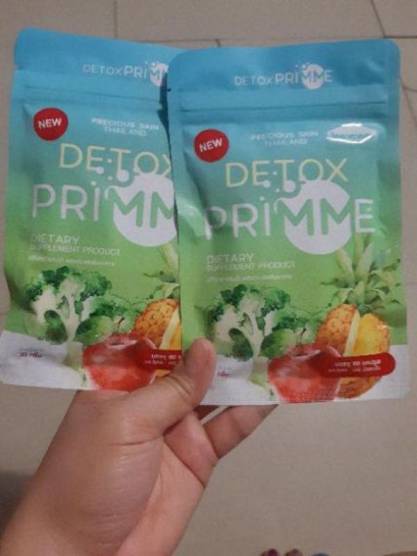 Viên uống rau quả giảm cân khử mỡ Detox Primme chính hãng Thái lan cao cấp