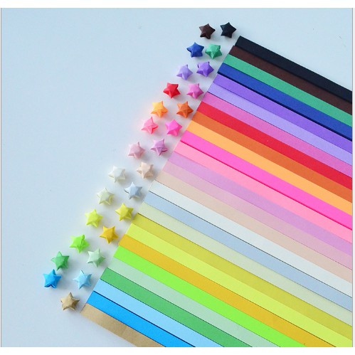 [HCM]Giấy Gấp Ngôi Sao Origami Nhiều Màu