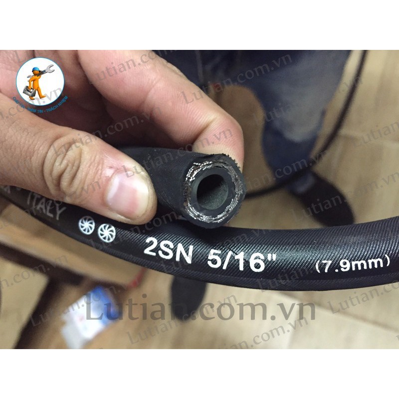 Dây rửa áp lực cao 2 lõi thép - 10m