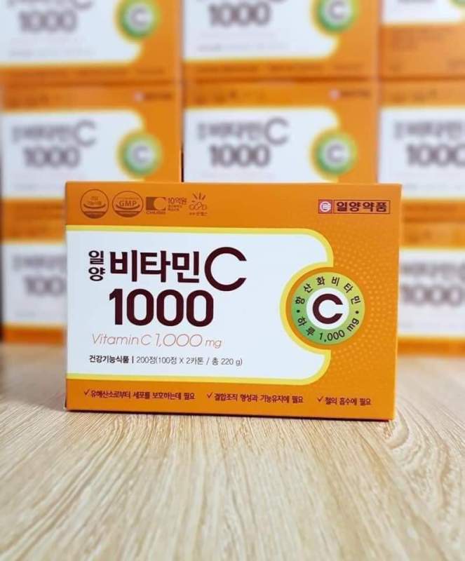 ( Hộp 100 viên ) Viên Vitamin C 1000mg Hàn Quốc nhập khẩu
