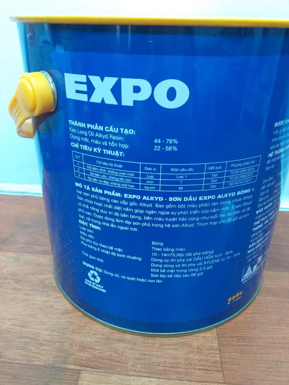 Sơn dầu Expo màu đỏ PCCC 210 3L