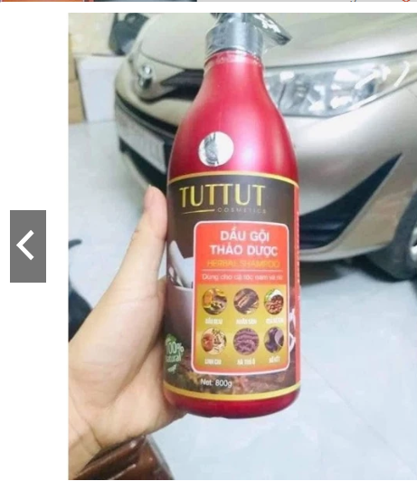 DẦU GỘI THẢO DƯỢC TUTTUT 800G