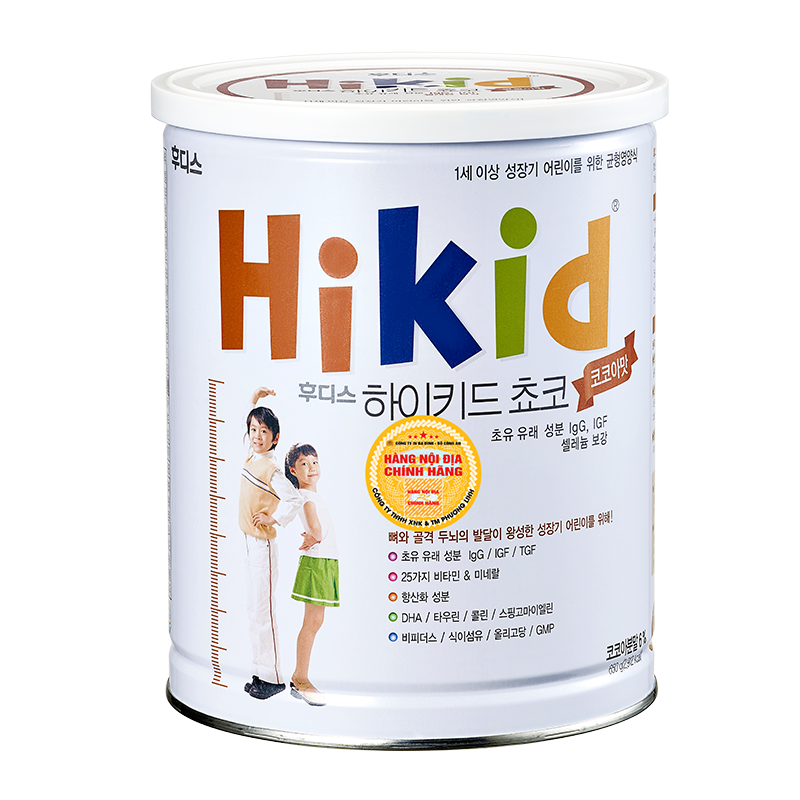 Sữa Hikid - Hàn Quốc vị vani (600g)