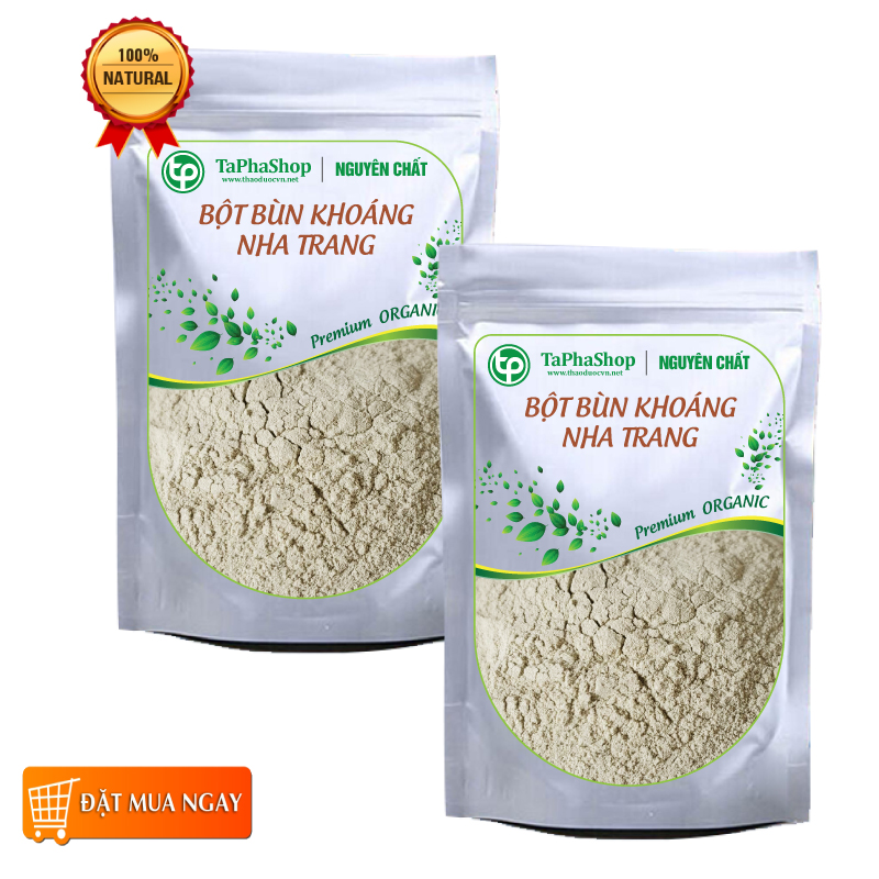 [HOT] Bột bùn khoáng Nha Trang nguyên chất 500g - Thảo Dược Tấn Phát