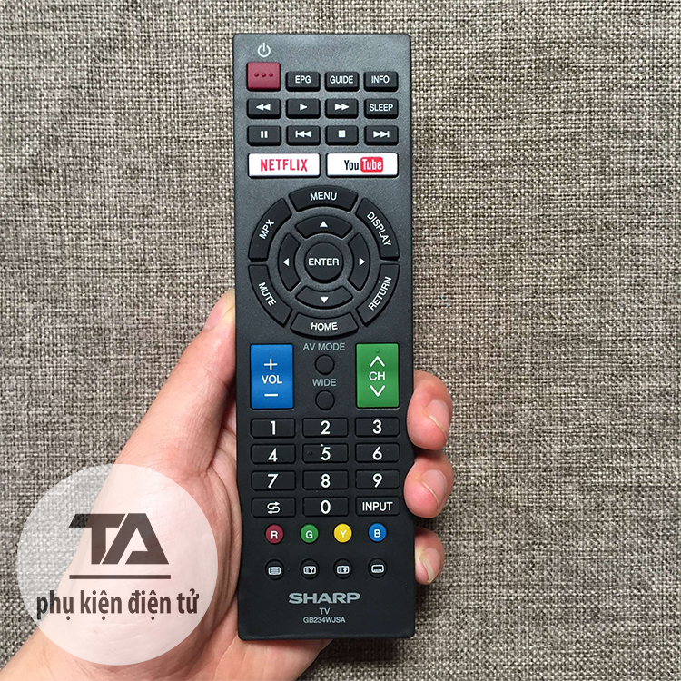 [FREESHIP 50K] ✔ REMOTE ĐIỀU KHIỂN TIVI SHARP SMART - CHÍNH HÃNG