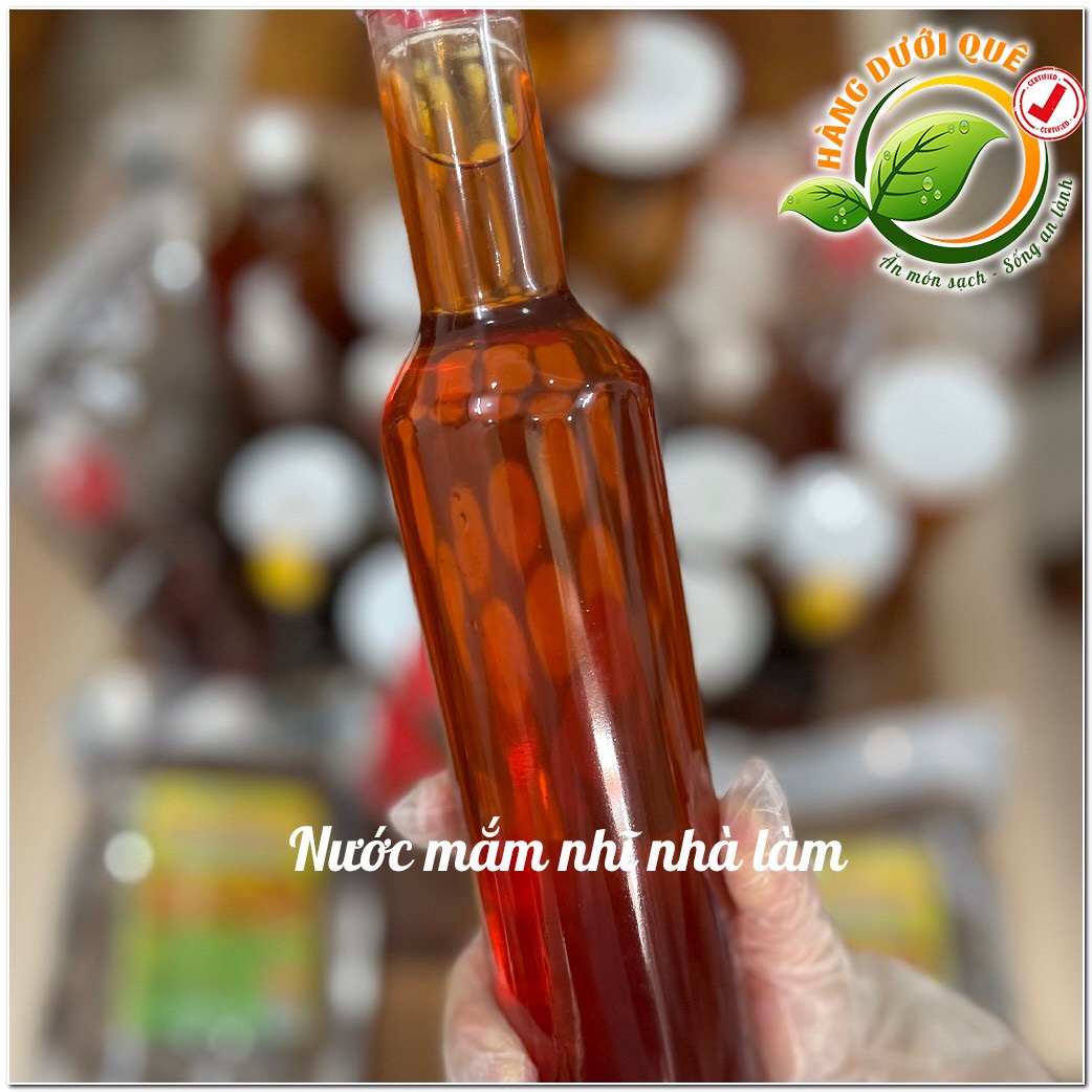 [CHÍNH GỐC] Nước Mắm Cốt Cá Cơm- Đặc sản Bình Định - Chai 500ml