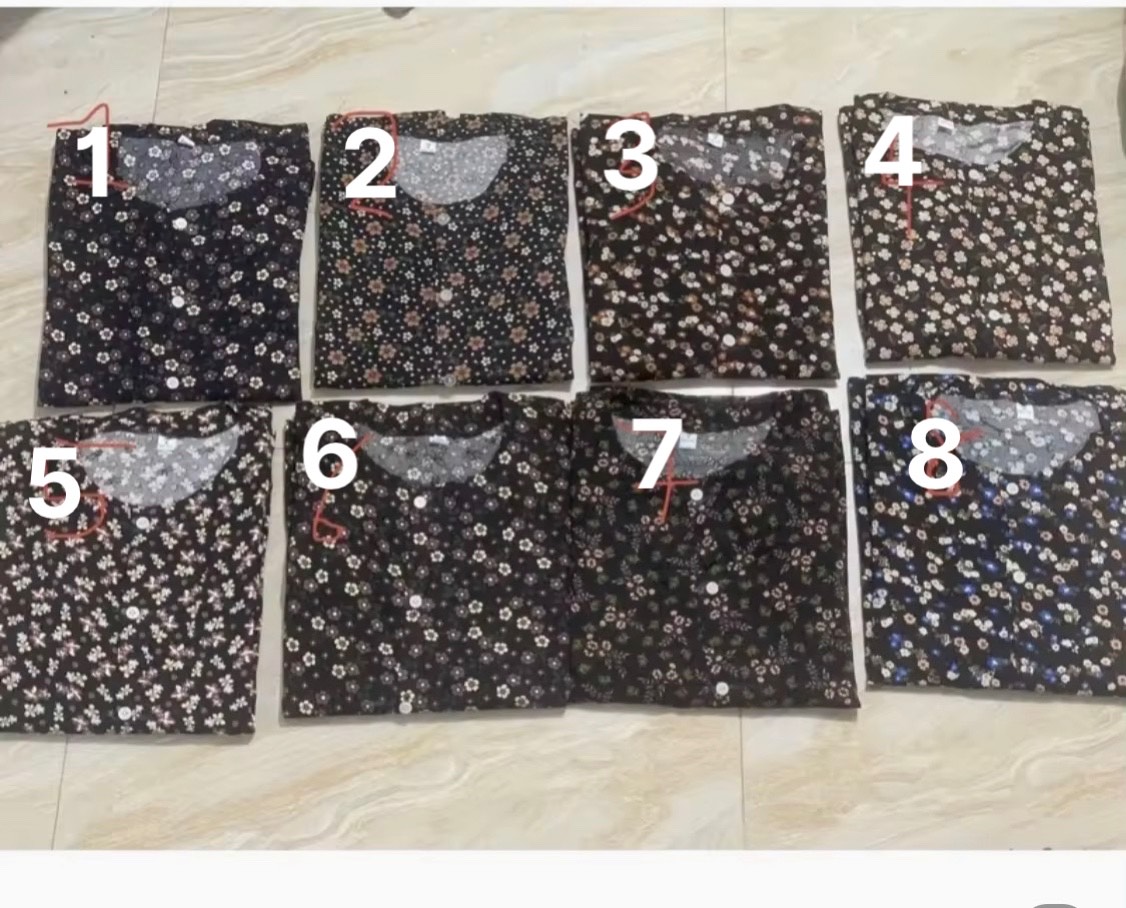 Áo lanh bà ba cọc tay cho người già