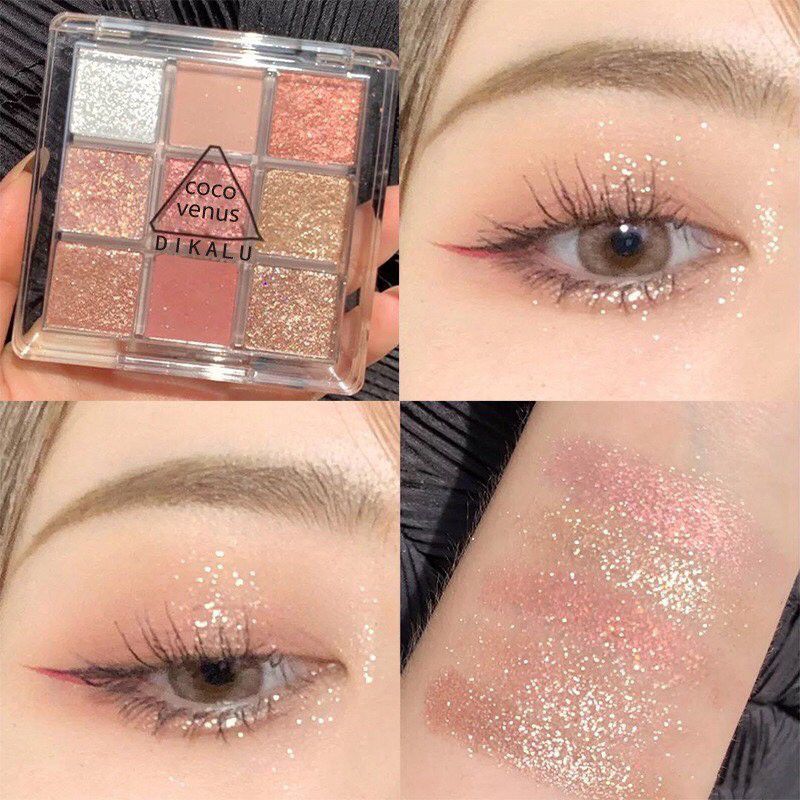 Bảng phấn mắt Dikalu coco venus 9 ô màu