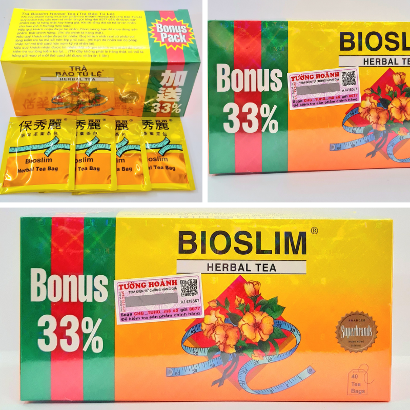 TRÀ GIẢM CÂN BIOSLIM (BẢO TÚ LỆ )