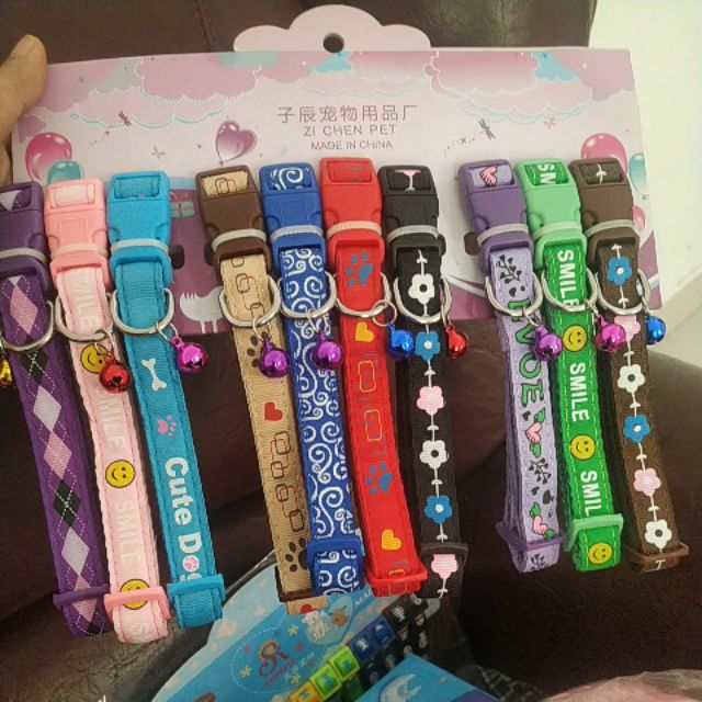 Vòng cổ 2 lớp cho chó mèo bản 1.5 cm