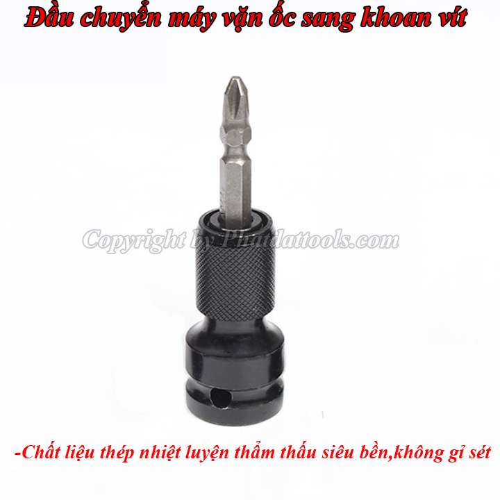 Đầu chuyển chụp khẩu sang đầu vặn vít.