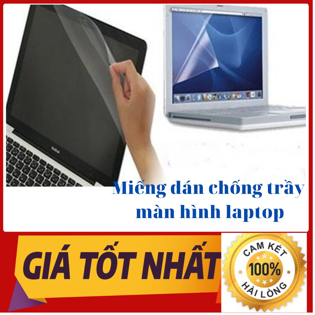 [HCM]Sỉ - Miếng Dán Chống Xước Bảo Vệ Màn Hình Laptop Full Box - 15.6In (344X194)Ko Bbì