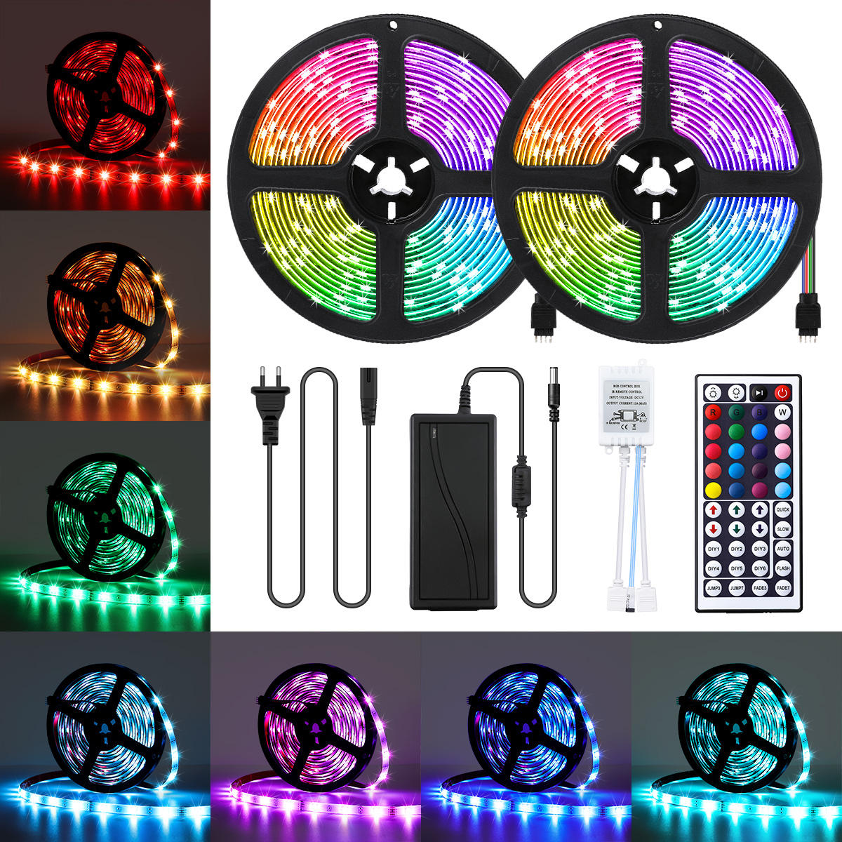 Bộ led dây 10m 5050RGB đổi 7 màu 44 phím (44 keys)
