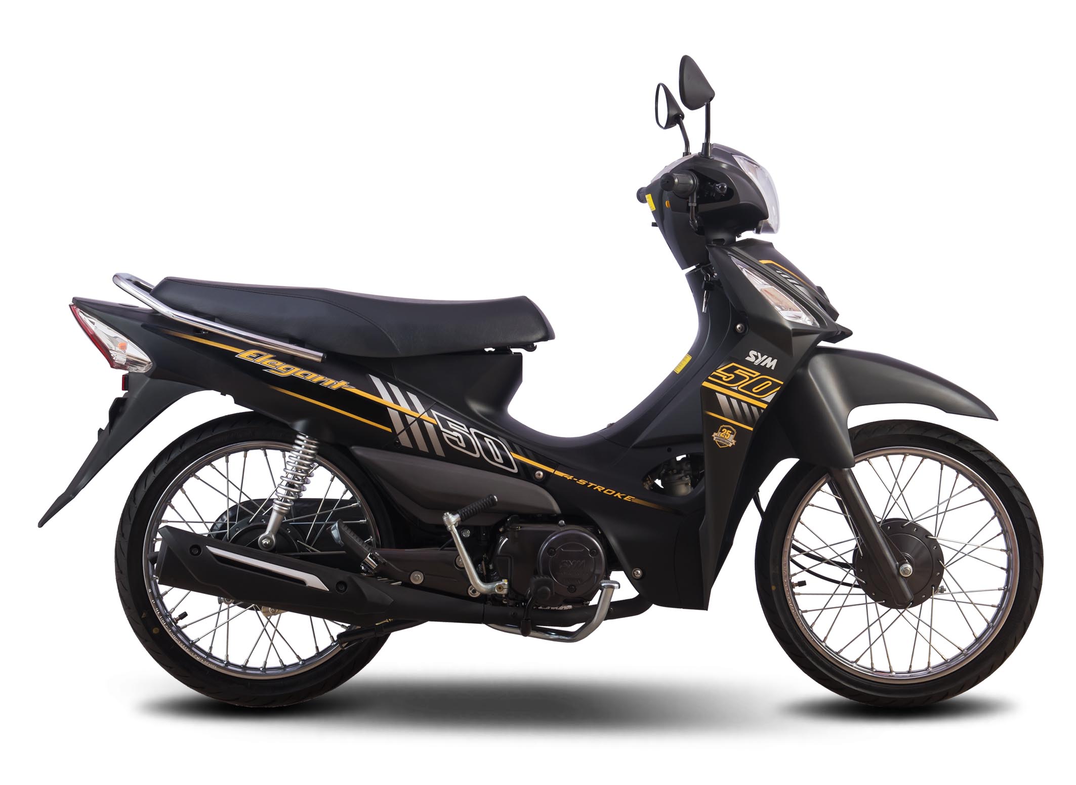 Đuôi bắt biển (vè sau) xe Elegant 100, Elegant 110 ( SA5) chính hãng SYM [HUNGCLE]