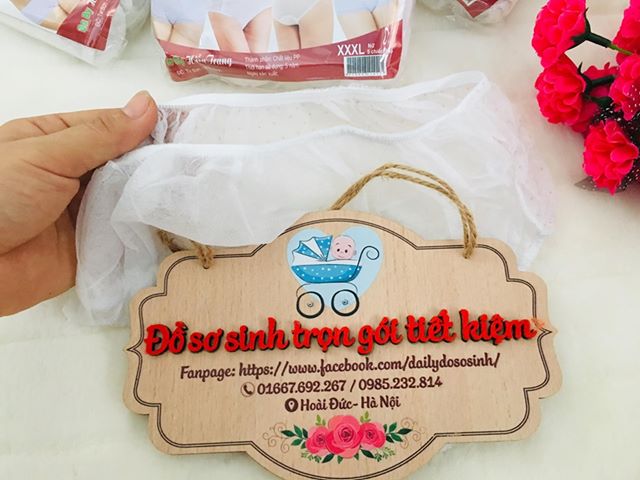 Quần lót dùng 1 lần cho mẹ đi sinh bé
