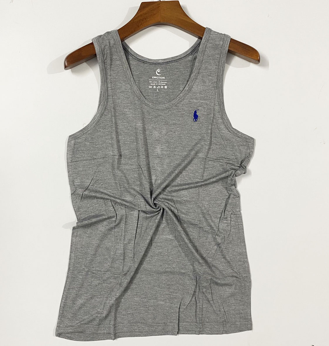 Áo ba lỗ nam chất cotton thoáng mát thấm mồ hôi - Áo sát nách tanktop nam mặc nhà thoáng mát thoải mái