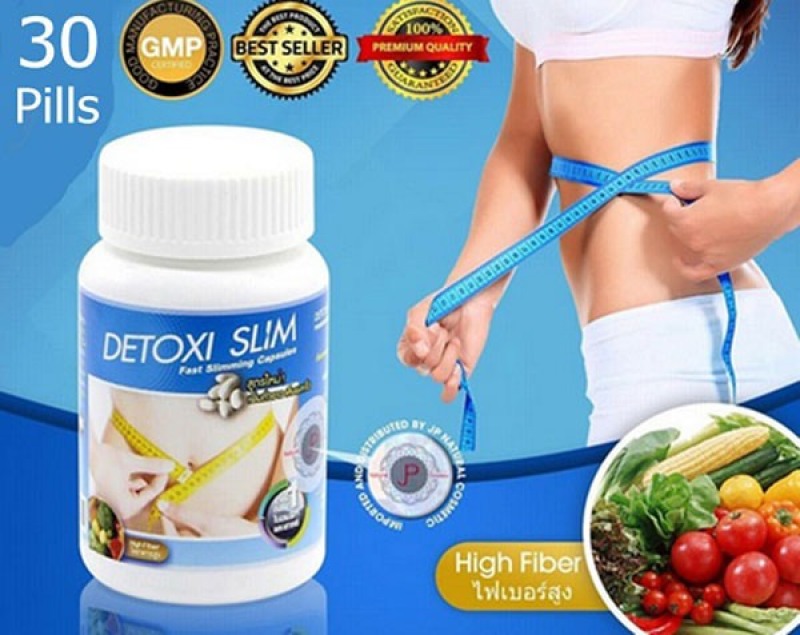 30 viên Giảm cân nhanh Detoxi Slim của Thái Lan giảm mỡ bụng đùi hiệu quả