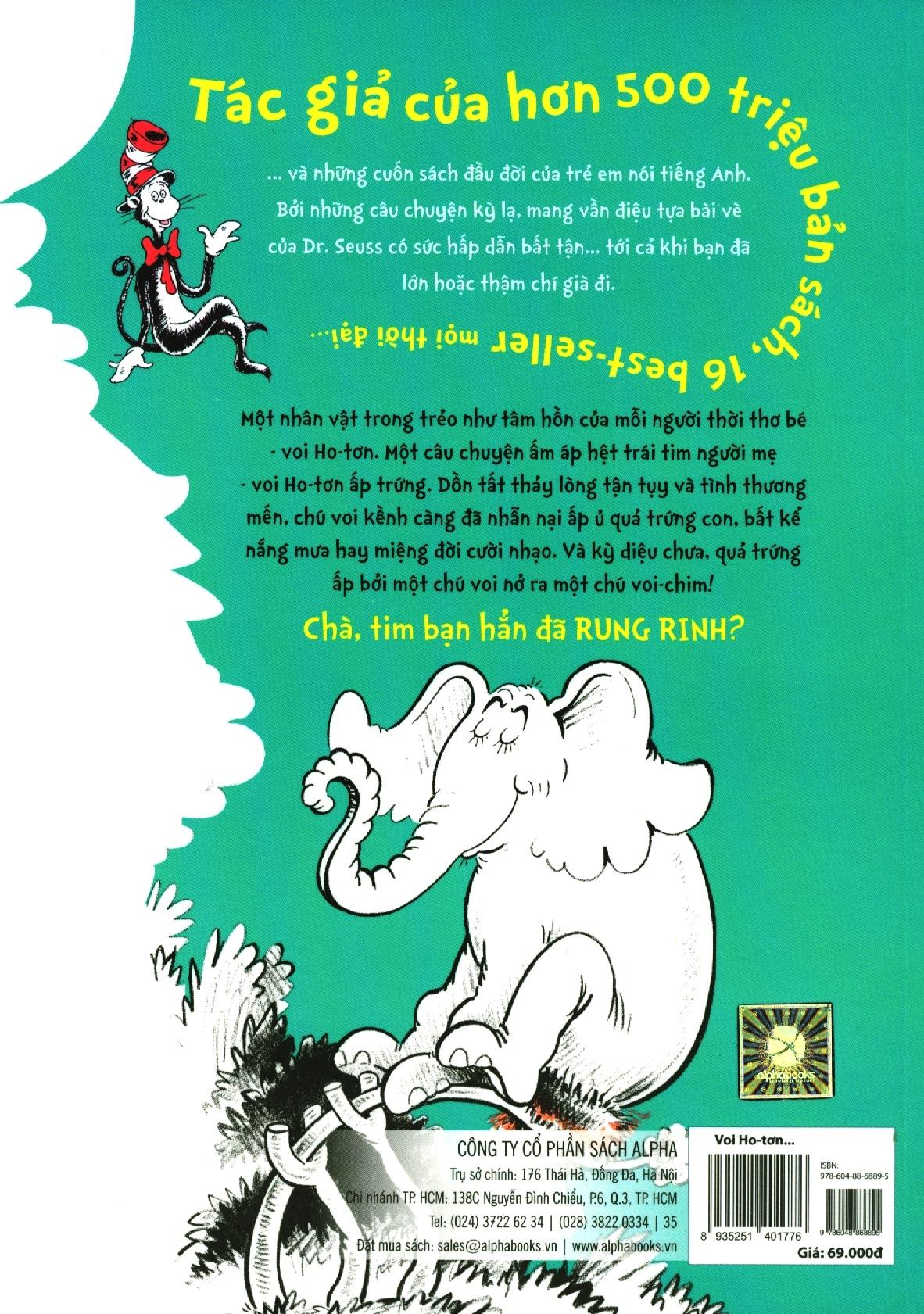 Sách - Dr. Seuss - Voi Ho -tơn ấp trứng