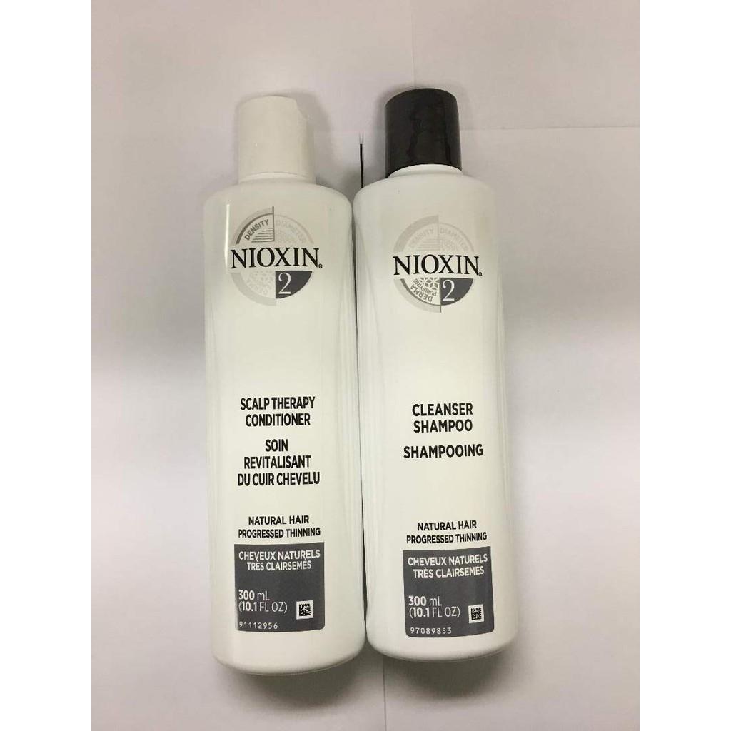 Bộ dầu gội xả Nioxin chống rụng tóc System 2 300mlx2 ( New 2019 )