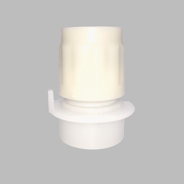 [ 1 CÁI ] KHỚP 16mm NỐI NHANH RA ỐNG NƯỚC 12mm ,MÀU TRẮNG - 670