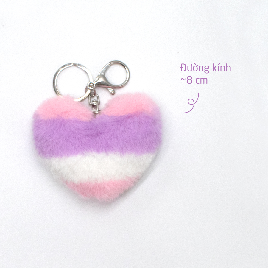 Móc Khóa CLEVER HIPPO Pom Pom POMPOM/KCP2401