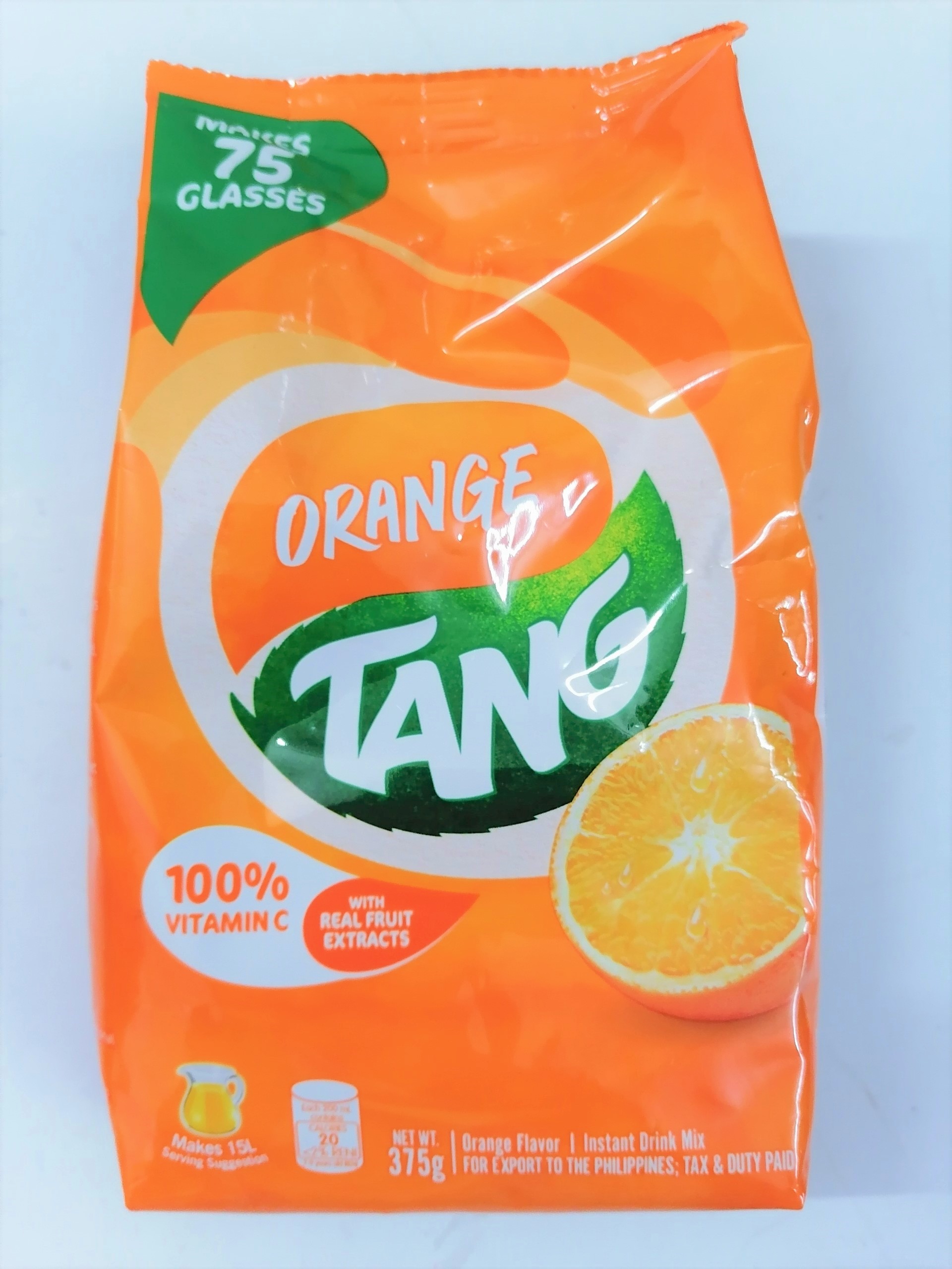 [Gói 375g] BỘT CAM (PHA THỨC UỐNG) [Thailand] TANG Mondelez Orange Powder (halal) (bph-hk)