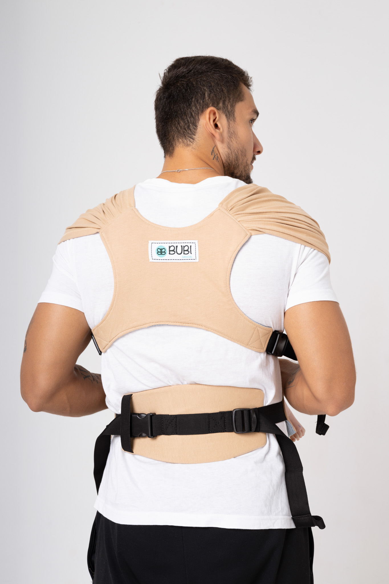 Địu vải BUBI Gen 3 - Be - Cotton