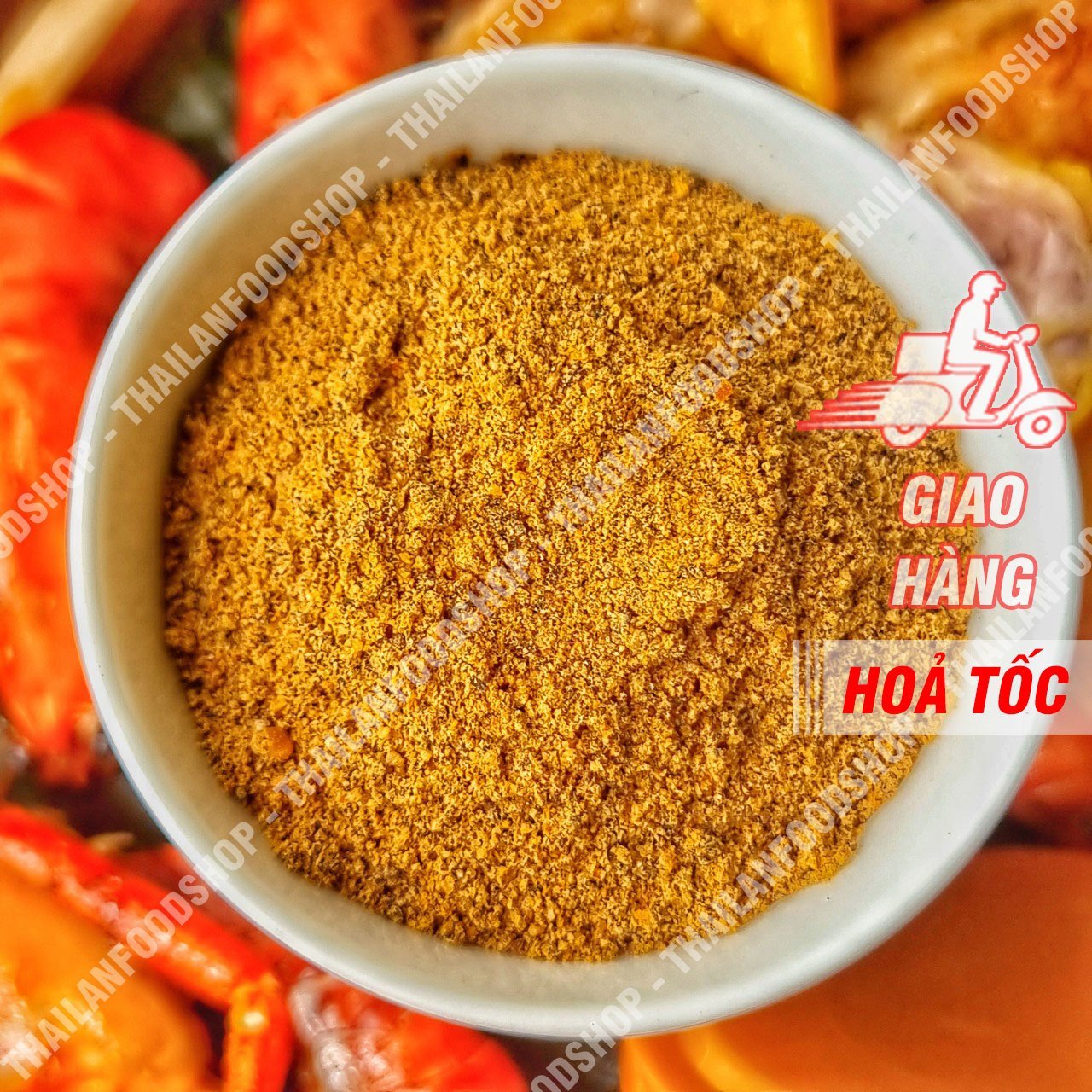 Muối Tôm Rang Tiêu Siêu Ngon - Lon 250gr