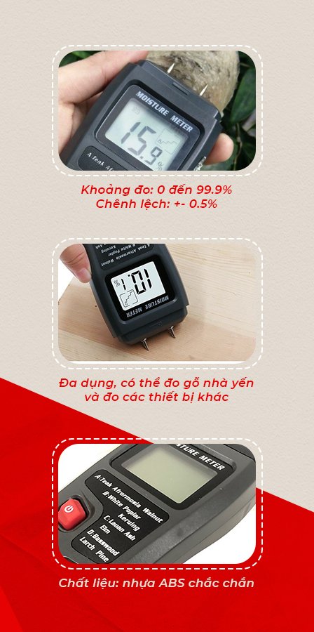 [Giá rẻ] Máy đo độ ẩm Tổ Yến chuyên dụng