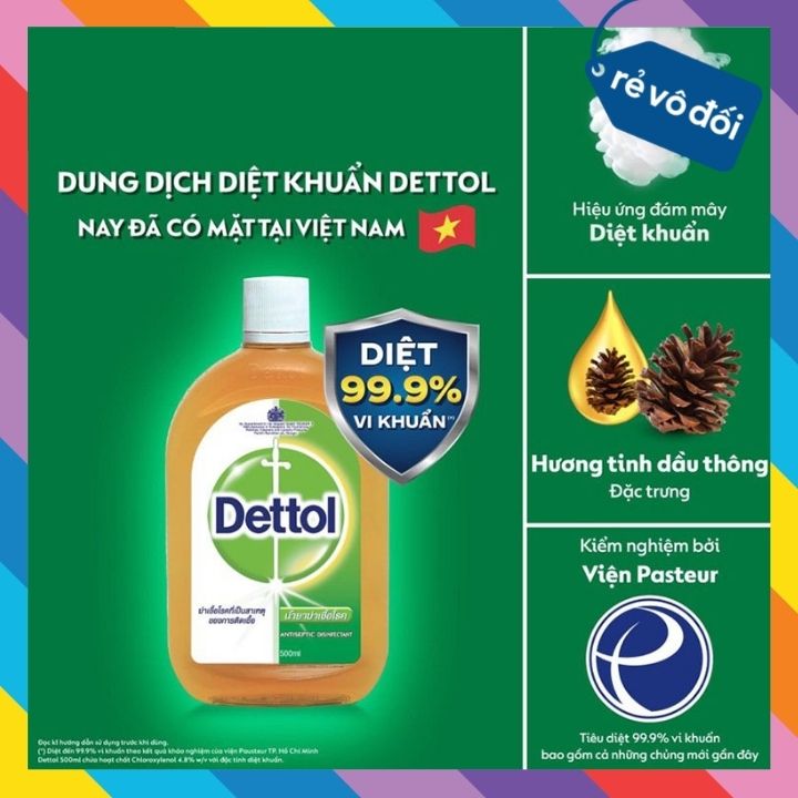 Dung dịch diệt khuẩn đa năng Dettol 500ml