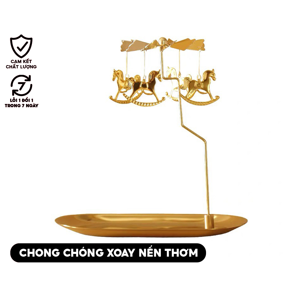 Chong chóng xoay và khay đựng nến thơm
