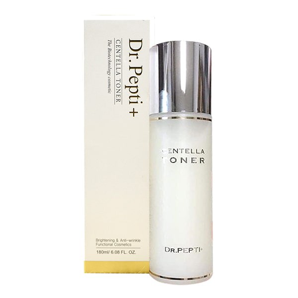 Nước Hoa Hồng Dưỡng Da Căng Bóng Dr.Pepti Centella Toner 180ml - Hàn Quốc