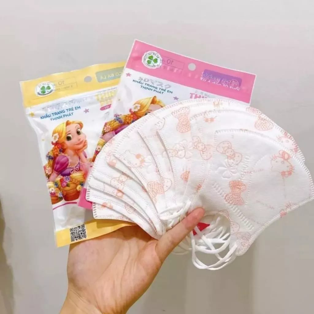 [HCM] Thùng 200 Cái Khẩu Trang 5D Mask Thịnh Phát Cho Bé Trai Gái 2-7 Tuổi