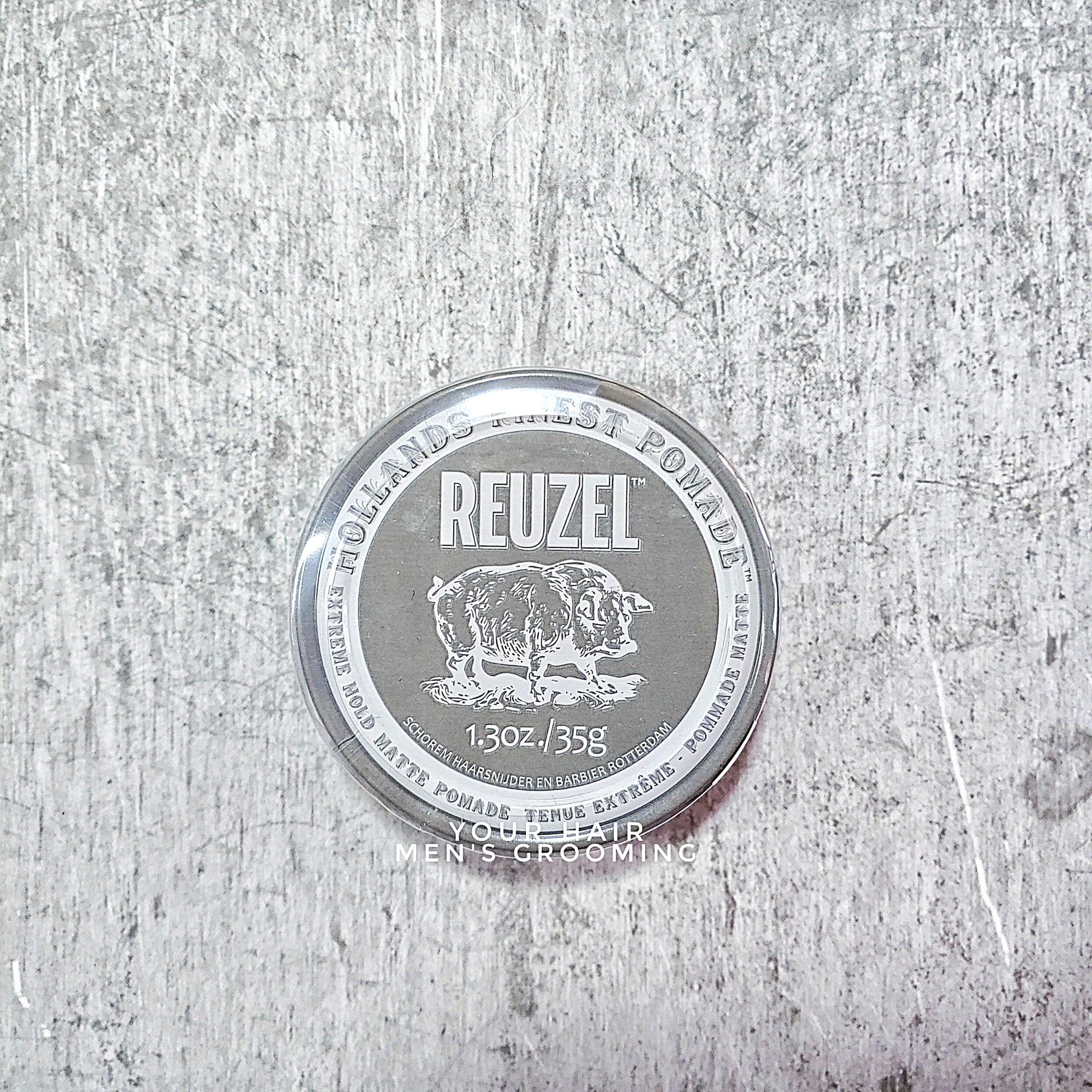 Sáp vuốt tóc Reuzel Extreme Hold Matte Pomade - 113gr & 35gr