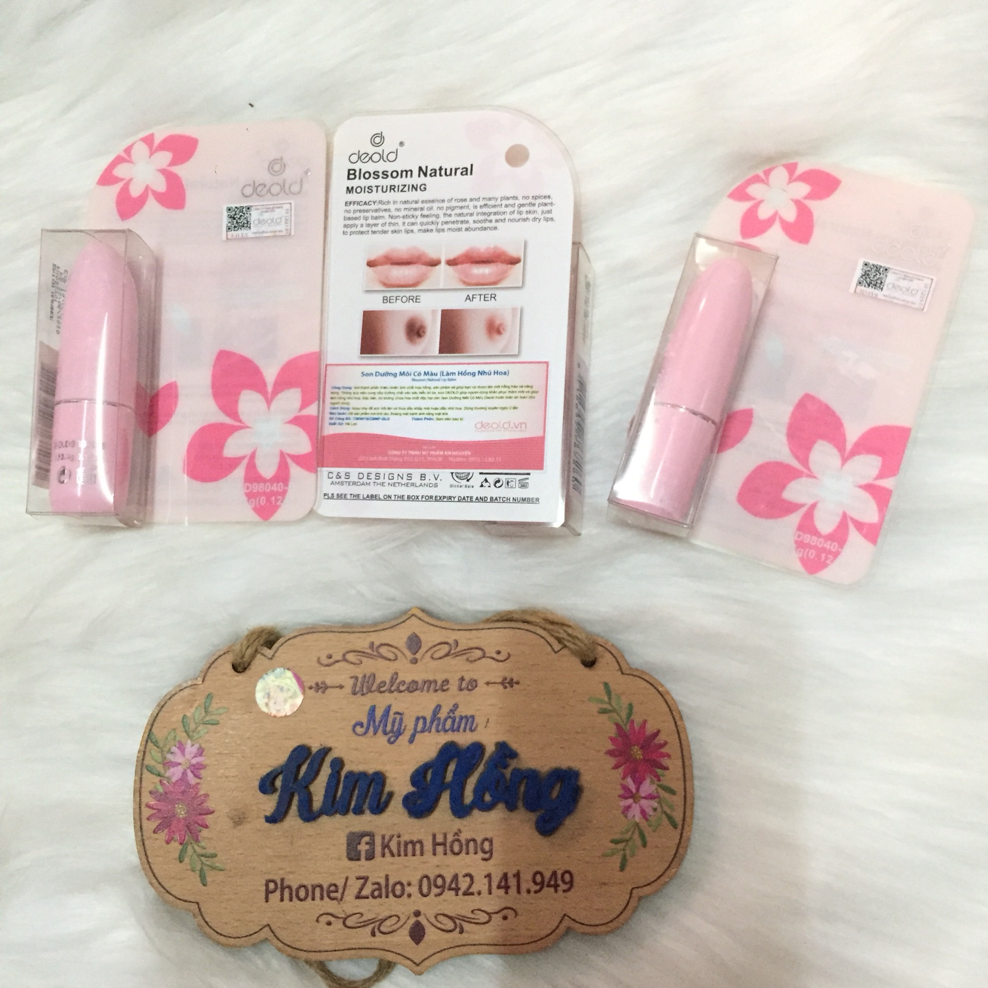 Son Dưỡng Môi Deold hết Thâm, Hồng Nhủ Hoa