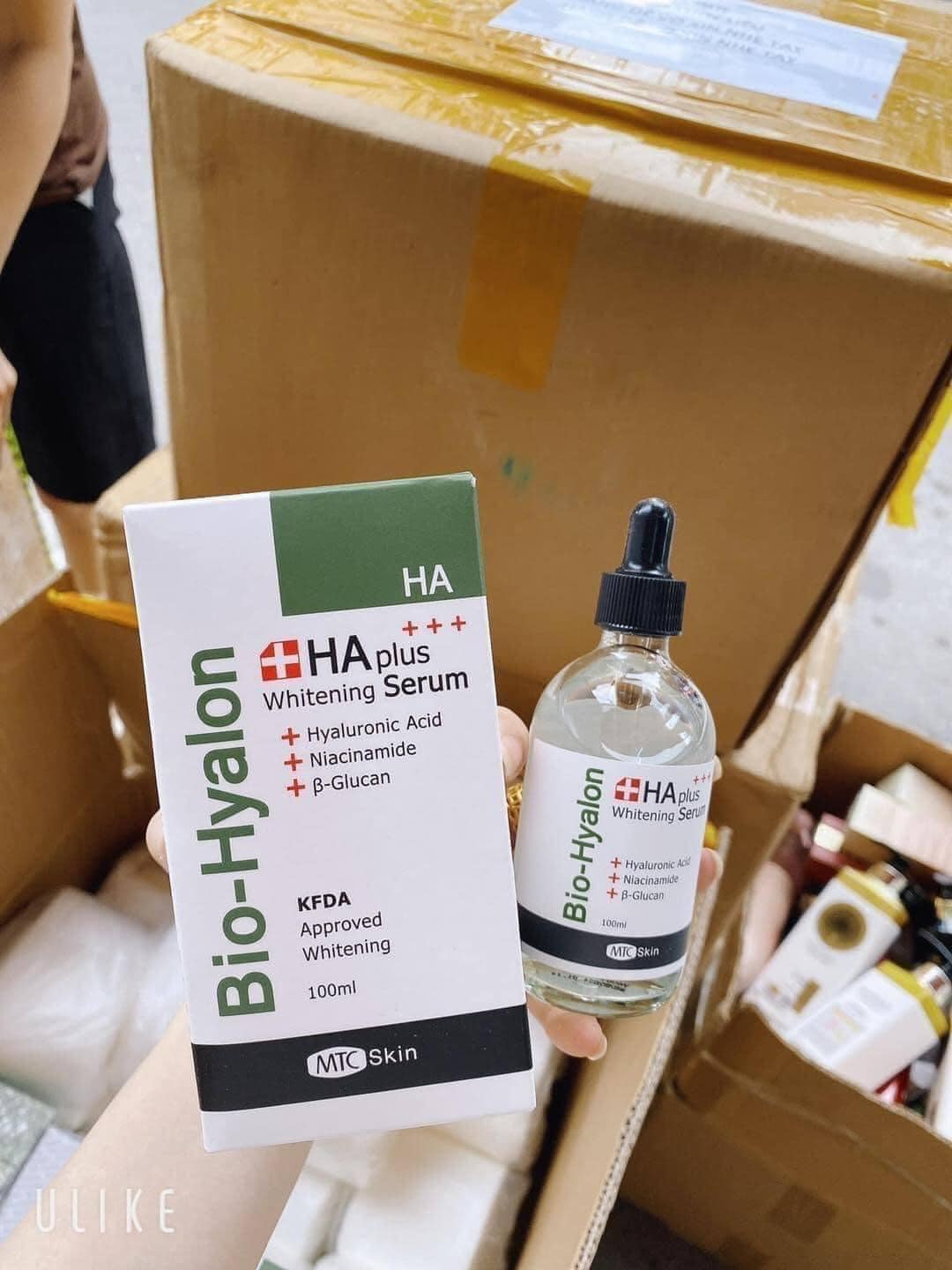 Serum HA Plus Whitening 100ml dưỡng da