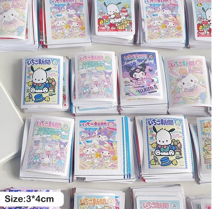Combo 20 hình dán Sanrio dễ thương