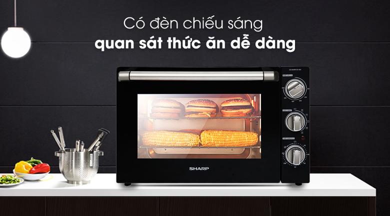 Lò nướng Sharp EO-B46RCSV-BK 46 lít hàng trưng bày y hình