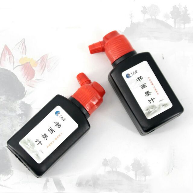 Mực Thư Pháp Màu Đen 100Ml