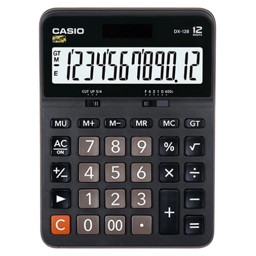Máy tính để bàn 12 số Casio DX-12B Chính Hãng