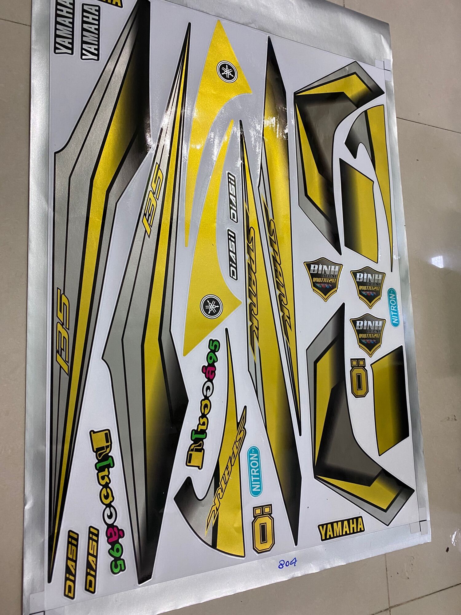 Tem rời ex 2010 chất liệu candy cao cấp