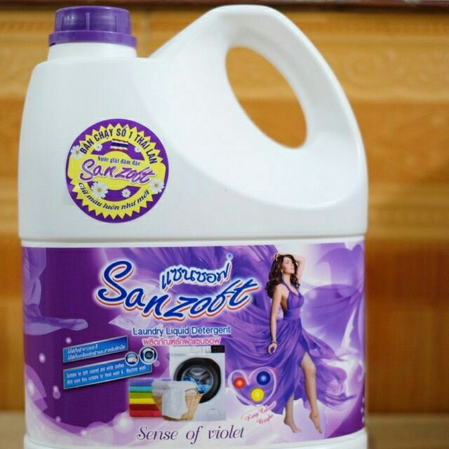nước giặt, xả thái lan sanzoft ( can 3,5L)