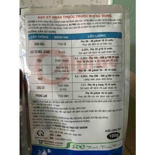 Chế phẩm trừ bệnh thối rể alpine 80wg (GÓI LỚN 100GR)