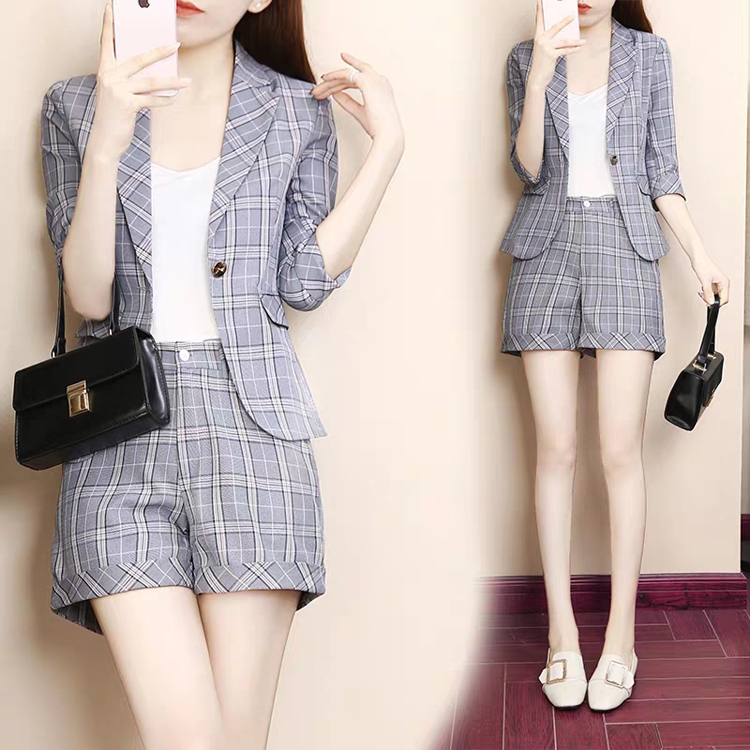 Set vest caro 3 món sành điệu