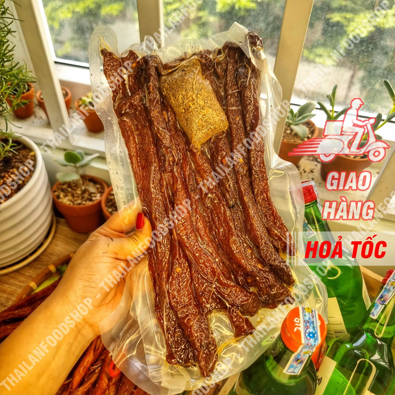 Thịt Nai Gác Bếp Túi HCK 500Gr