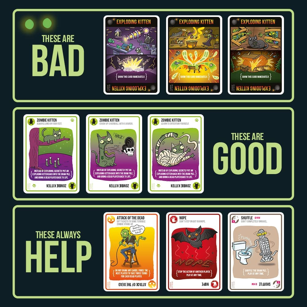 [CAO CẤP] BỘ TRÒ CHƠI BOARDGAME Mèo Nổ ZOMBIE KITTENS