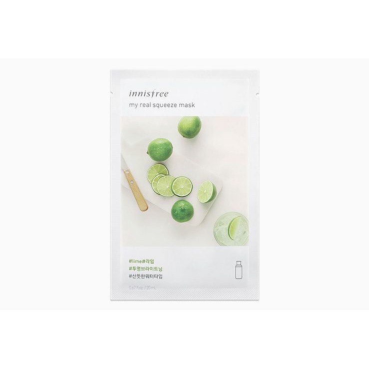 nnisfree - Mặt Nạ Giấy Hàn Quốc - My Real Squeeze Mask (20ml)