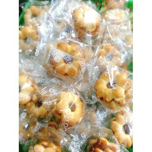Bánh quy hoa mai nhân mứt thơm thái lan - gói 500gr